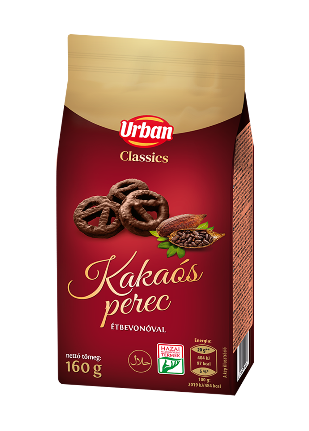 URBAN CLASSICS kakaós perec 160g